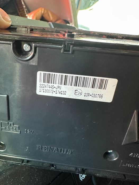 Panel ogrzewania klimatyzacji RENAULT GAMA T RANGE 22247445