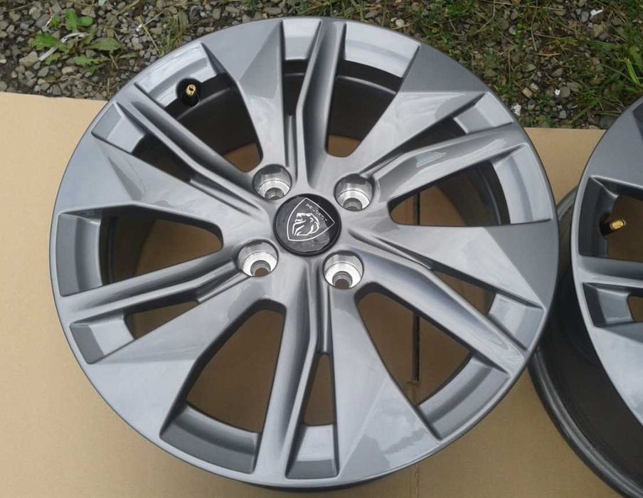 oryginalne 4x108 16cali nowe felgi r16 szare peugeot 208  mielec 2008 6,5j et32 207 opel mokka b corsa f 308 partner 3008 citroen c4 ds3 picasso 5008