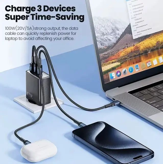 Зарядний пристрій Toocki 67 w