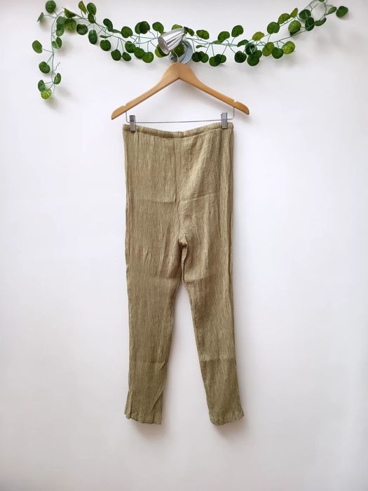 Calças Verde Seco/ Acastanhadas