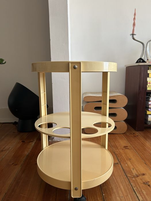 Chariot/ carrinho/ bar vintage space age dos anos 70