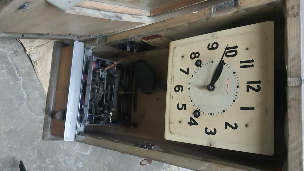 Relogio de Marcação do Ponto Antigo marca SIMPLEX