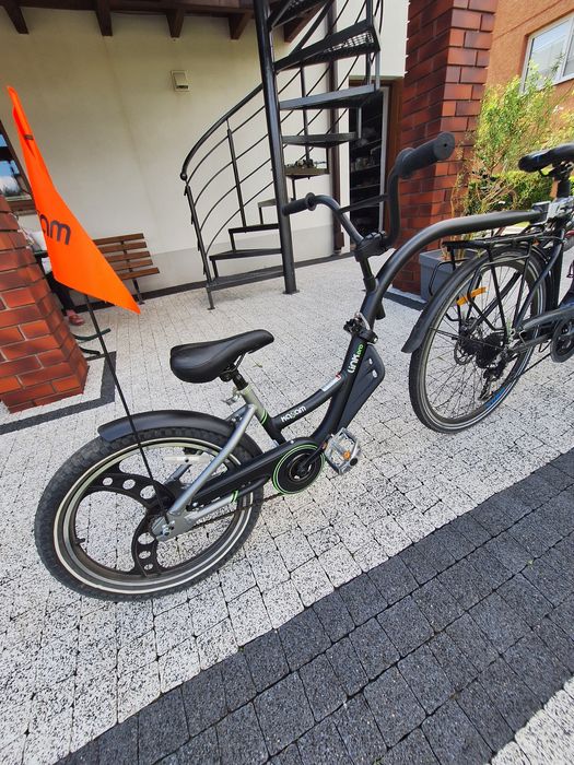 Rower doczepiany, hol rowerowy dla dzieci