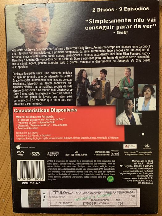 Anatomia de Grey - 1.ª temporada