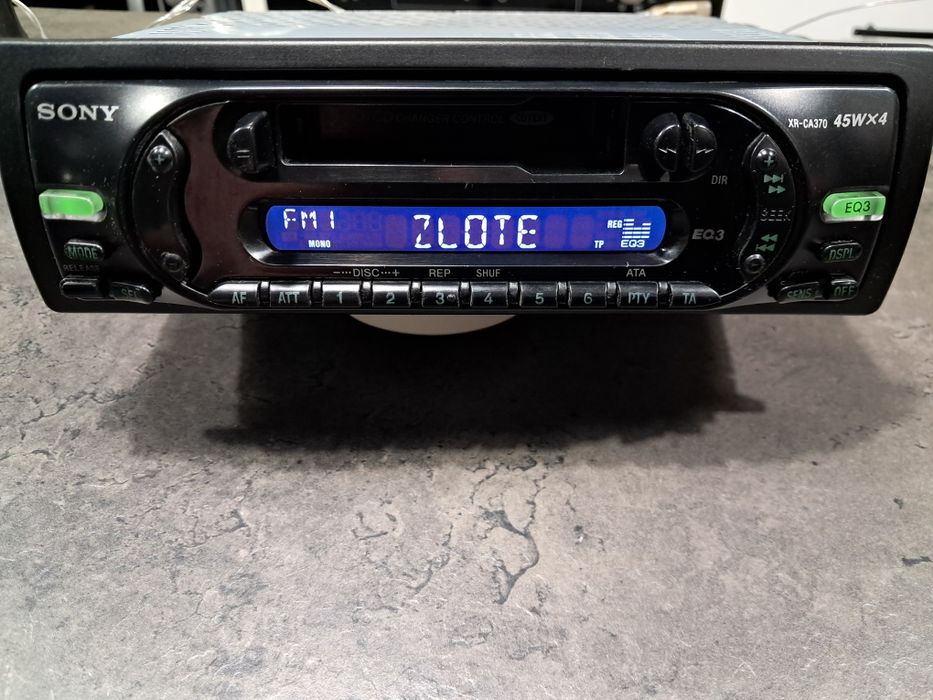 Radio Sony XR-CA370 Kaseta
