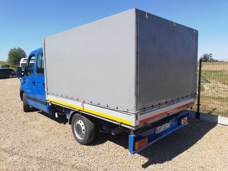 Renault Master 2,5DCI - doka 7-osób-skrzynia,paka,plandeka +długie opłaty