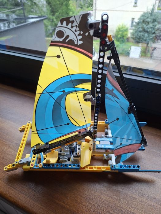 Żaglówka lego klocki