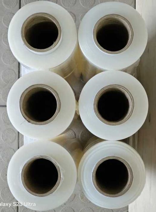 Duża Folia Stretch przezroczysta około 3 kg