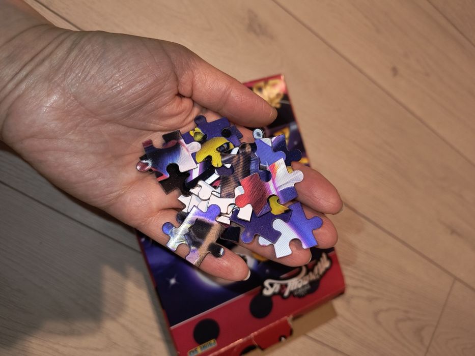 Puzzle 3D Biedronka i Czarny kot