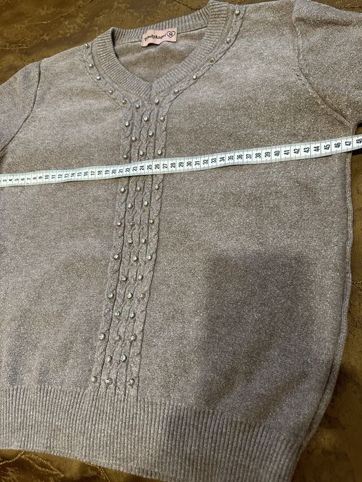 Жіночий трикотажний костюм з брюками