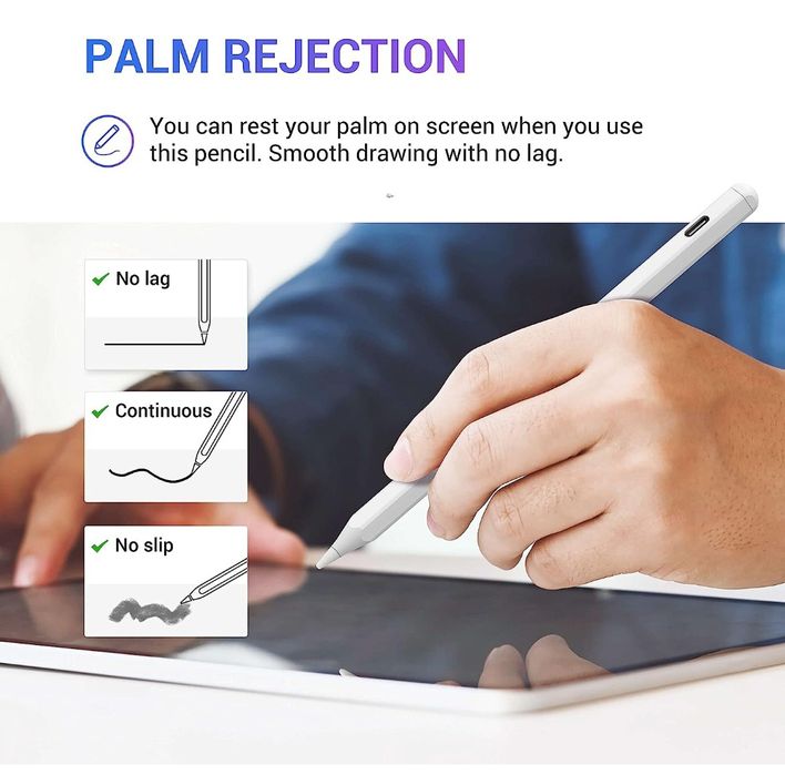 Profesjonalny rysik do iPada Pro/Air3 itp. z lat 2018'-2025 KXT Hexago