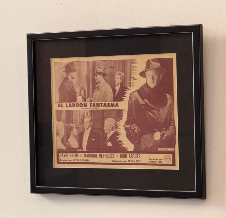 Kolekcjonerski plakat filmowy "El ladrón fantasma" (1950)