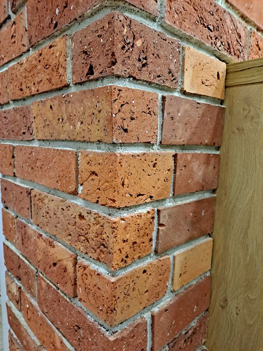 Cegła cięta lico starej cegły loft ceglane płytki Cegła industrial Środki