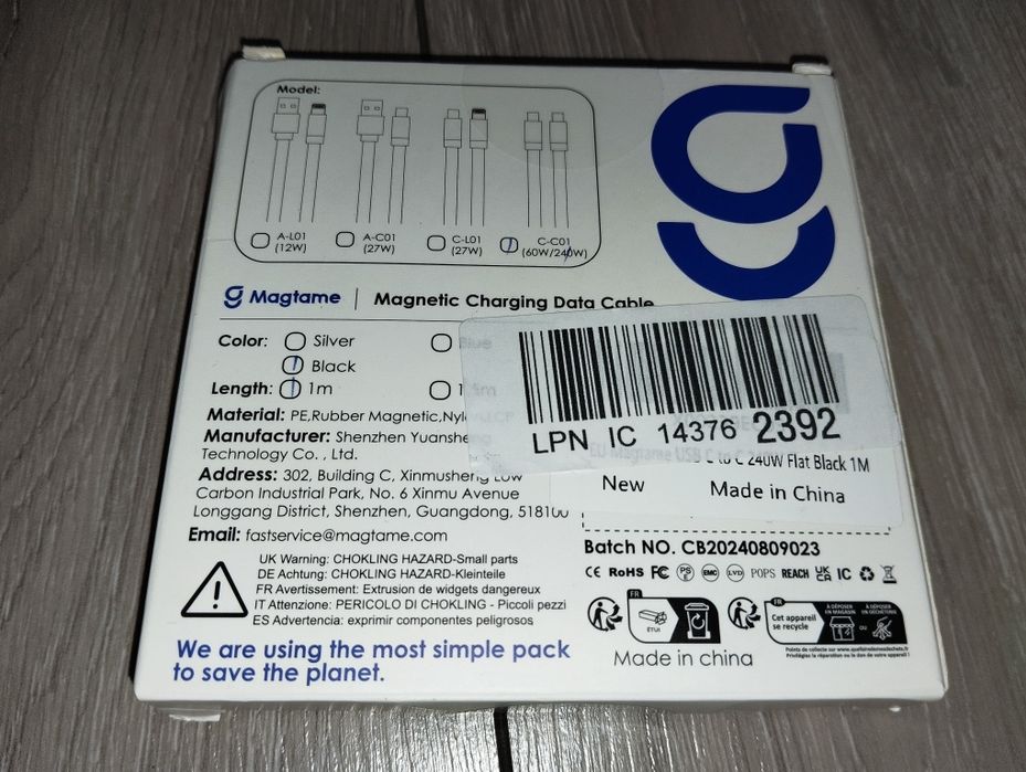 Kabel magnetyczny USB-C USB-C