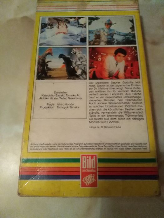 Godzilla VHS 1989