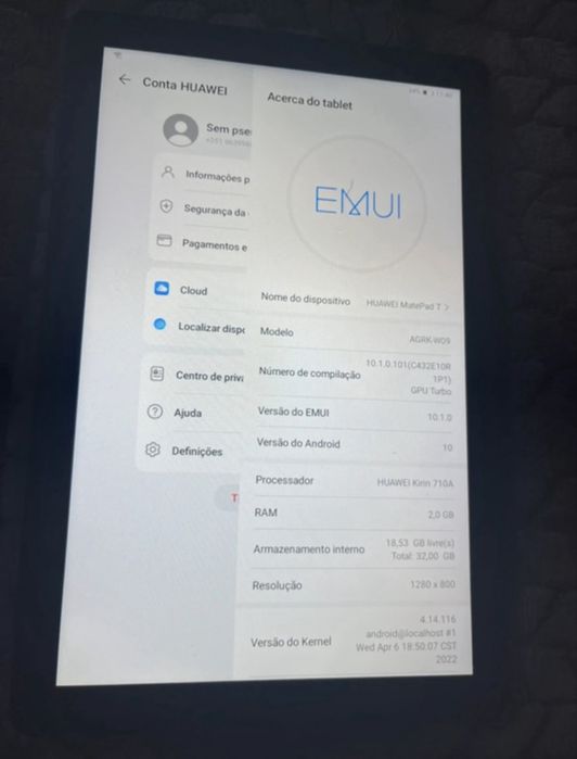 Tablet Huawei MatPad T