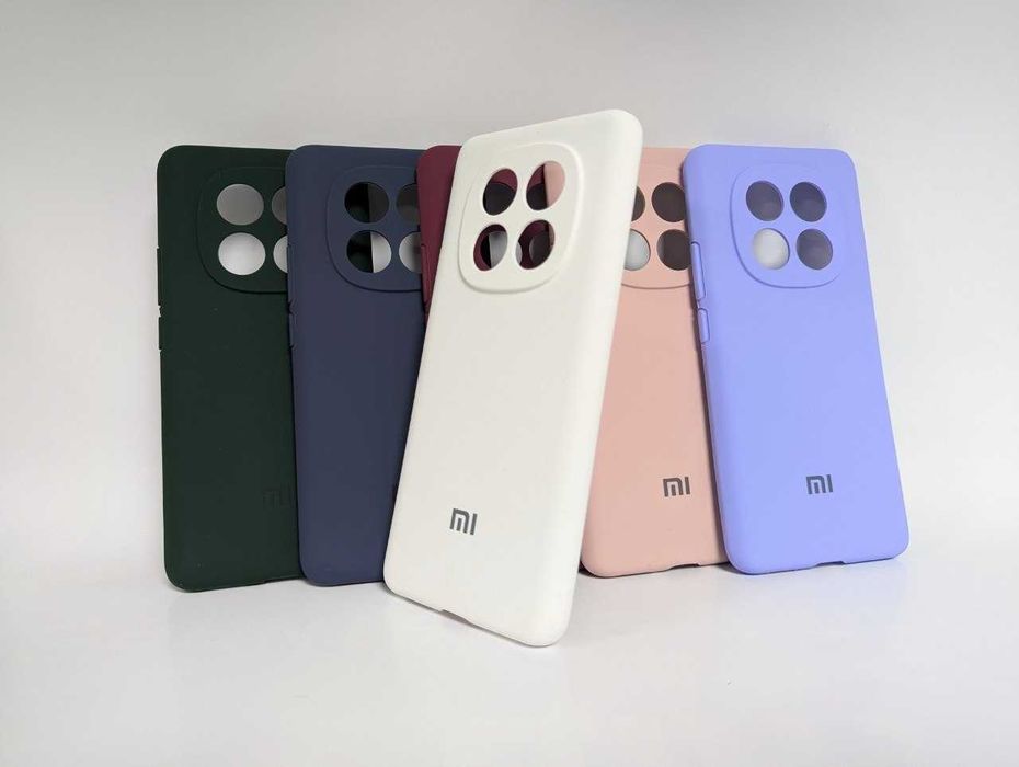 Топ! Redmi Note 15 4G / 5G Протиударний преміум софт тач чехол чохол з логотипом Xiaomi
