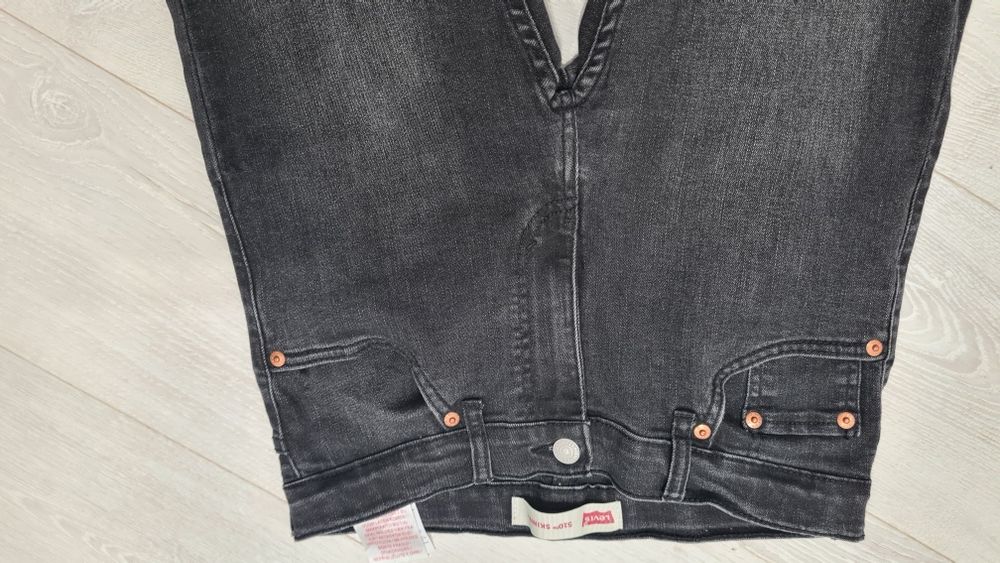 Levi's spodnie jeans Levi Strauss skinny 510 r. 176 cm (M) czarne
