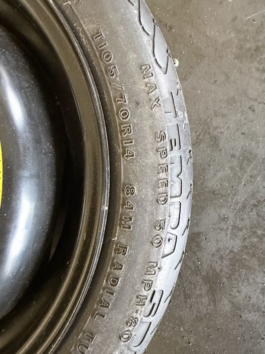Koło dojazdowe zapasowe r14 oryginalna dojazdówka volkswagen 4x100