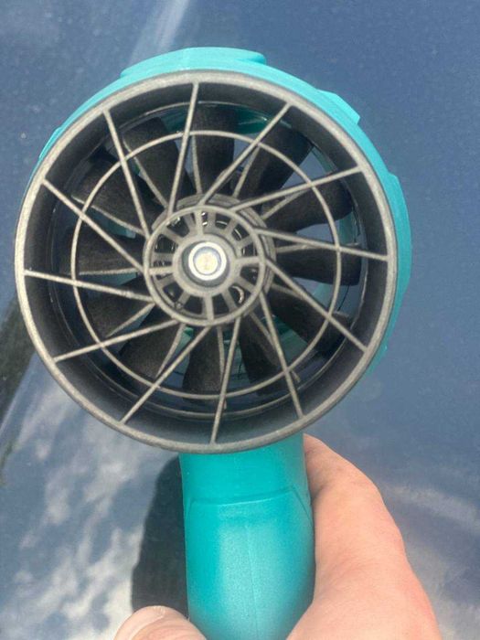 Турбовентилятор акумуляторний для обдува скла. Воздуходувка Турбофен