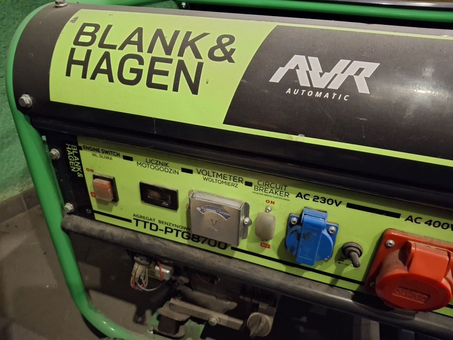 Blank Hagen agregat prądotwórczy przetwornica okazja