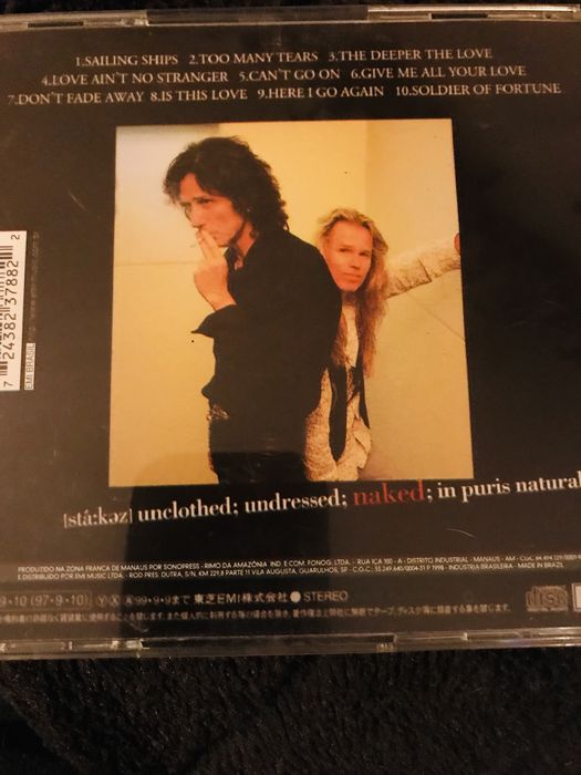 CD withesnake Starkers on Tokyo só as classicas