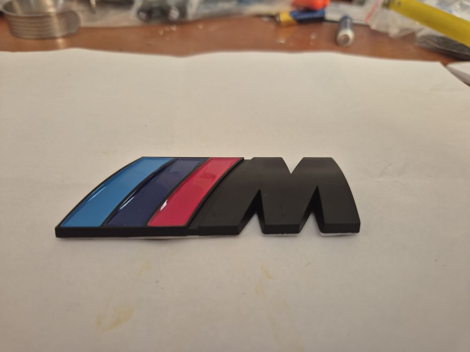 napis na tył M-ki do Bmw czarny