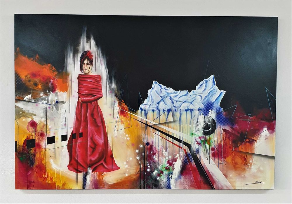 Pintura artistica 100x150 cm