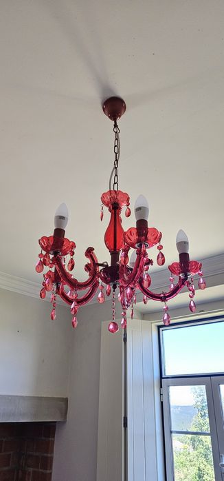 Candeeiro vermelho