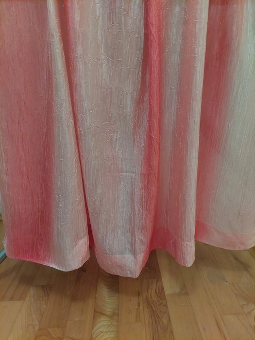 Zasłony różowe 4 sztuki 140x257