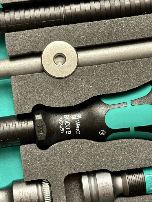 Wera 8100 SB 2 Zestaw 3/8” sześciokątnych końcówek klucze nasadowe 43