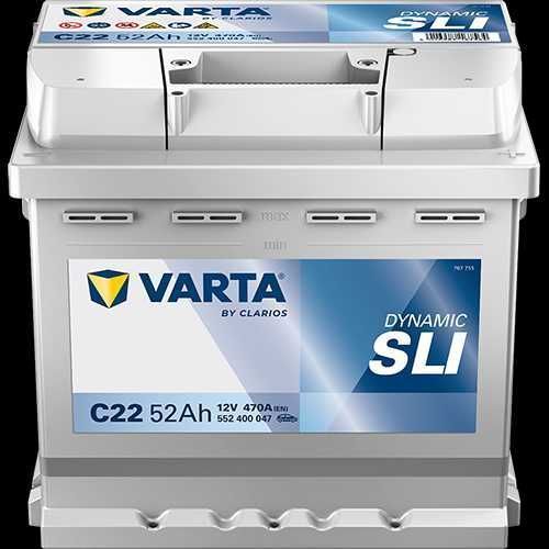 Akumulator VARTA Blue Dynamic C22 52Ah 470A EN