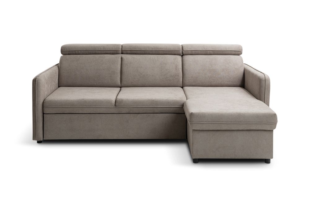 Narożnik BARCELO MINI 220 x 140 - funkcja spania, pojemnik, ruchome zagłówki