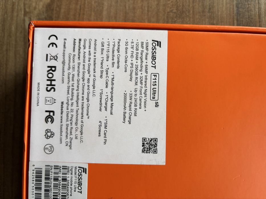 Fossibot F115Ultra 12/256 с ночным видением