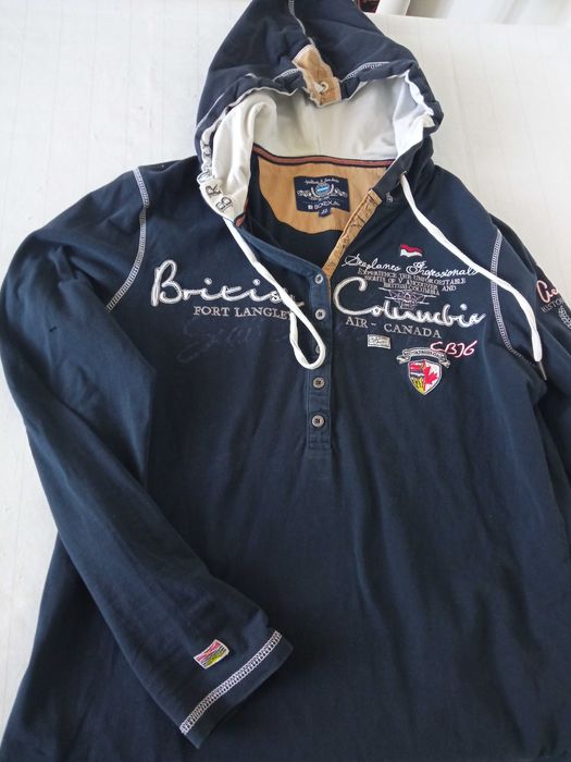 Soccx Blue damska bluza przez głowę z kapturem r 42/XL