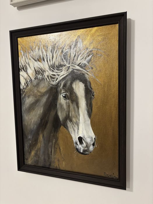 Koń obraz malartwo jezdziectwo pasja portret sztuka