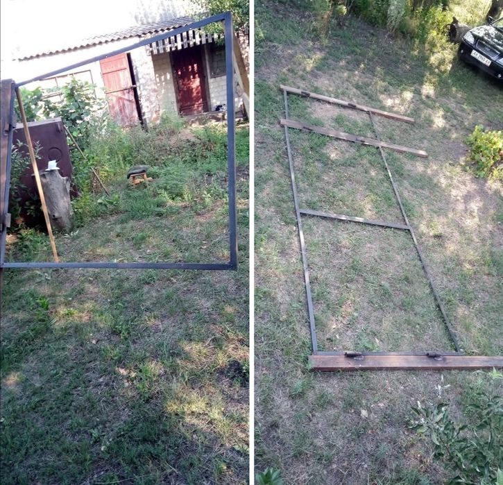 Продам заготовку на ворота, забор металевий
