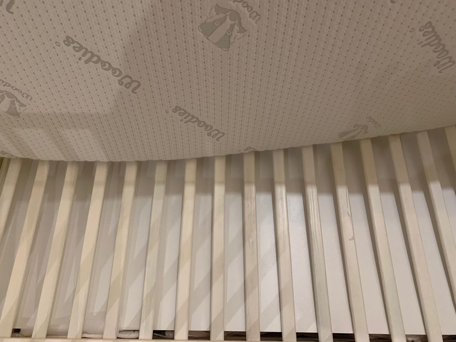 Łóżeczko niemowlęce Woodies z materacem