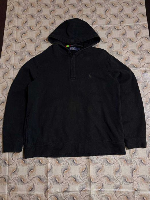 Худи Polo Ralph Lauren черное оригинал M с капюшоном