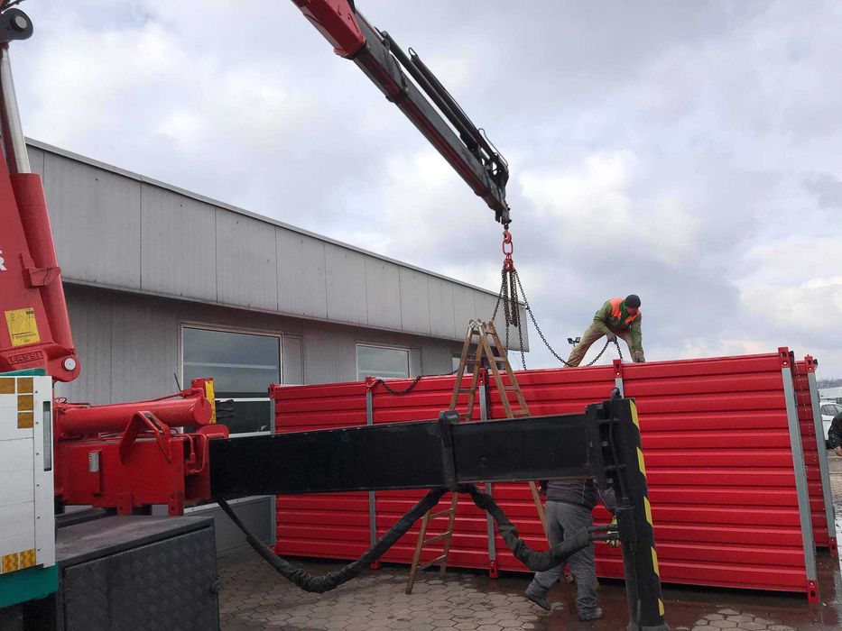 Wynajem dźwigu HDS - żuraw. Transport ciężki. 22 metry - 7,2 tony