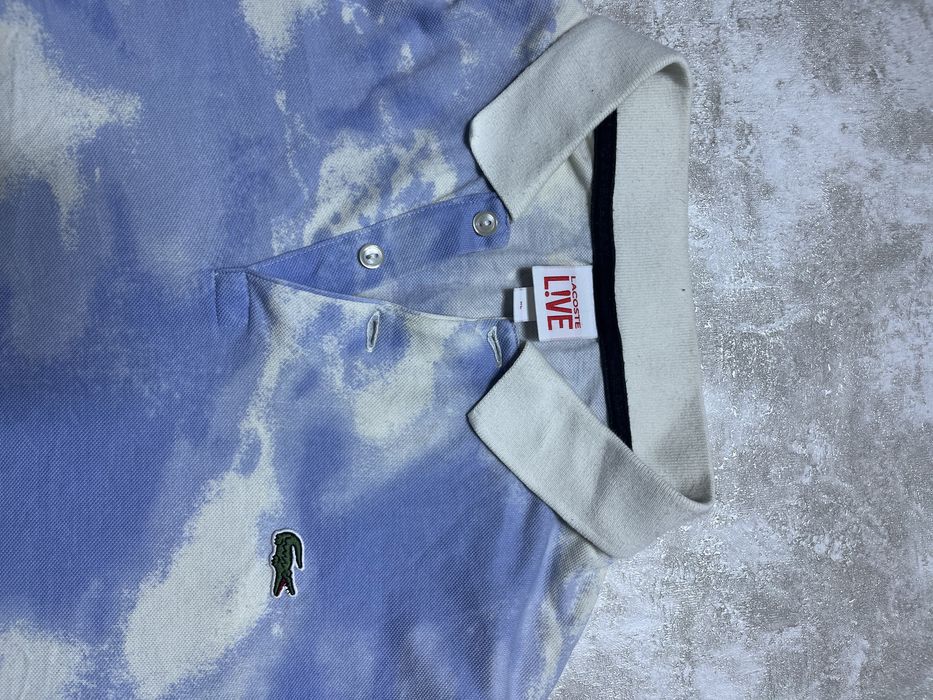 Lacoste L!VE Regular Fit Cloud Print Polo