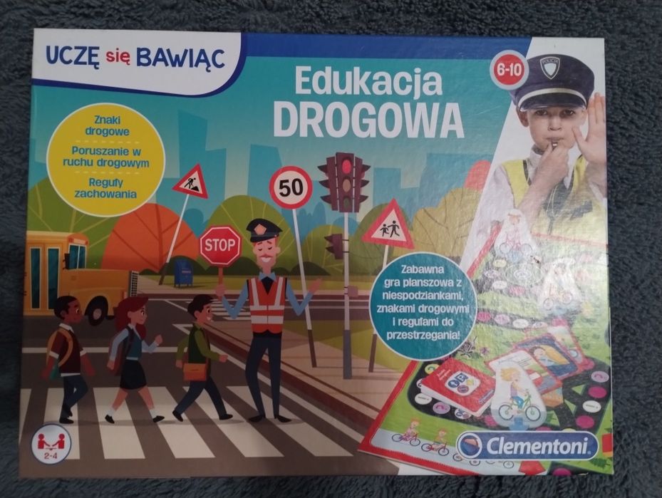 Gra planszowa Edukacja drogowa 6-10 lat Clementoni