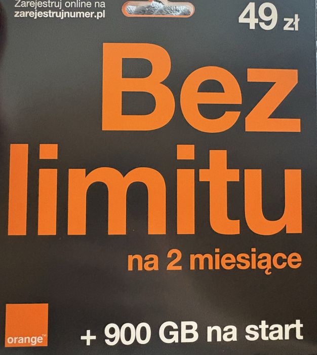 Zloty numer Orange ***223353 + rok waznosci konta