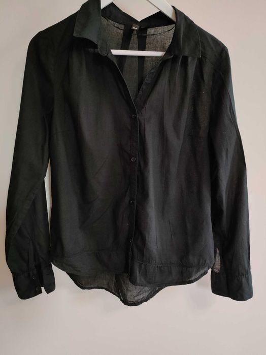 Koszule czarne rozm M - 2 sztuki