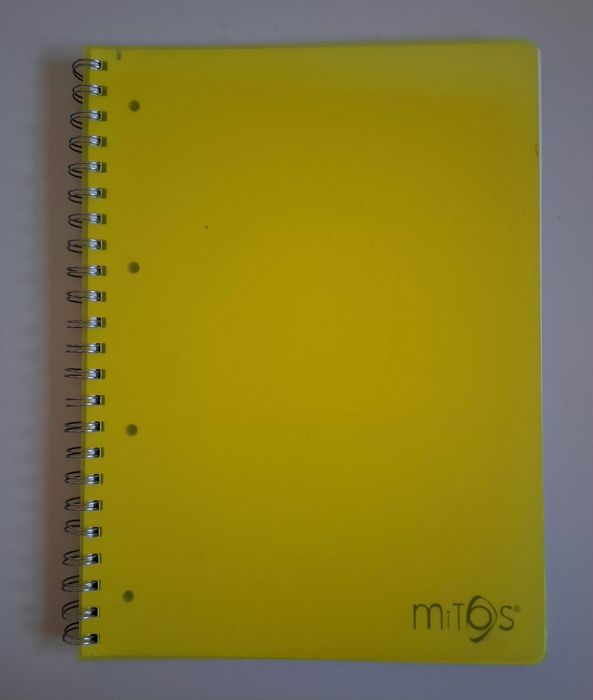Caderno Espiral A4 Pautado e Quadriculado Capa Dura