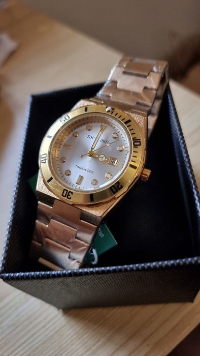 Relógio Skyline Timepieces Dourado
