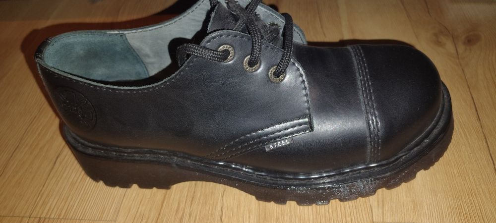 Glany STEEL 43 naturalna skóra