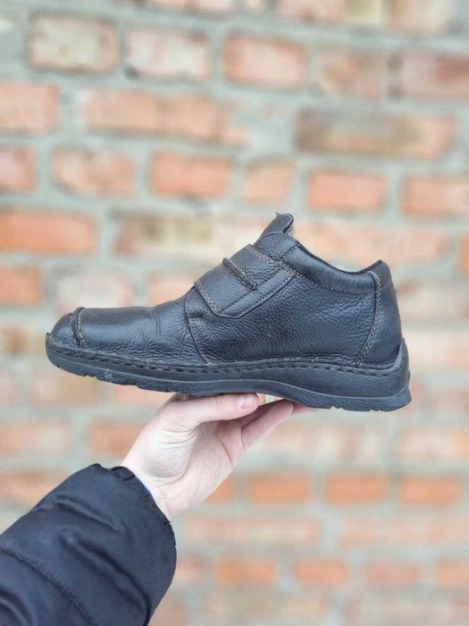 RIEKER | Чоловічі Черевики на ліпучці Утеплені Зимові Ботинки Шкіряні