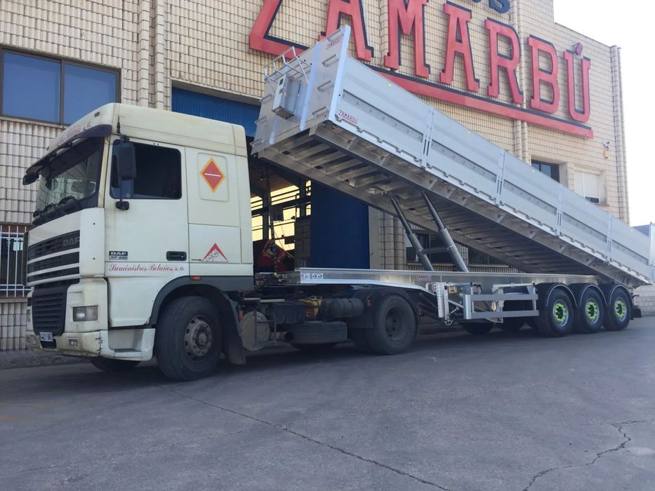 Zamarbu UNIWERSALNA/13,60m/6100 kg/Uniwersalne drzwi  1 szt. do odbioru (V58 m3)- UNIWERSALNA Wywrotka Platforma / 13 600 mm