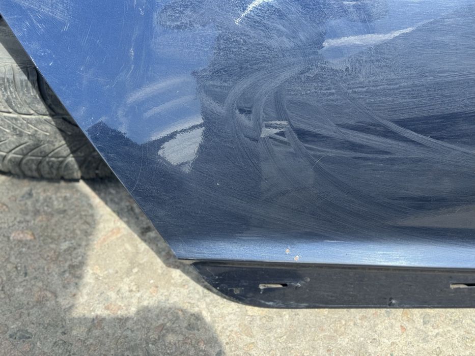 Задня права дверка Audi a6 c6 LZ5D  двері ауді а6 с6 синя